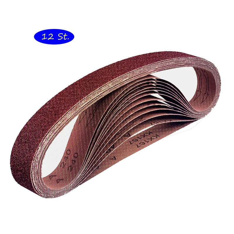 Schleifbänder │ 10 x 330 mm │12 Stück │ mixed je 2 x (40/60/80/120/180/240)