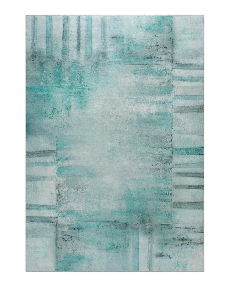 Esprit Flachgewebeteppich Blau Multi "Maui"