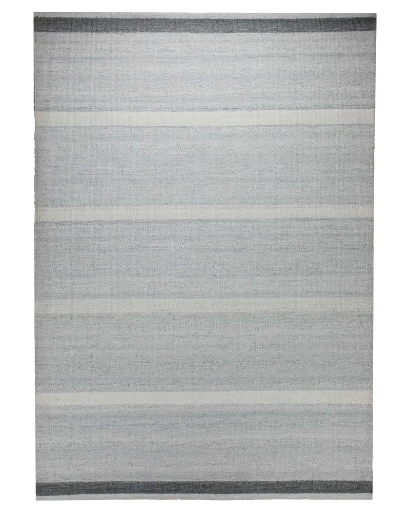 Handwebteppich Polypropylen outdoor Streifen rosé grau 160x230 cm