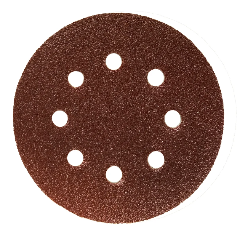 Gewebe-Schleifscheiben │ Ø 125 mm │ 8-Loch │ 50 Stück │ Korn 40