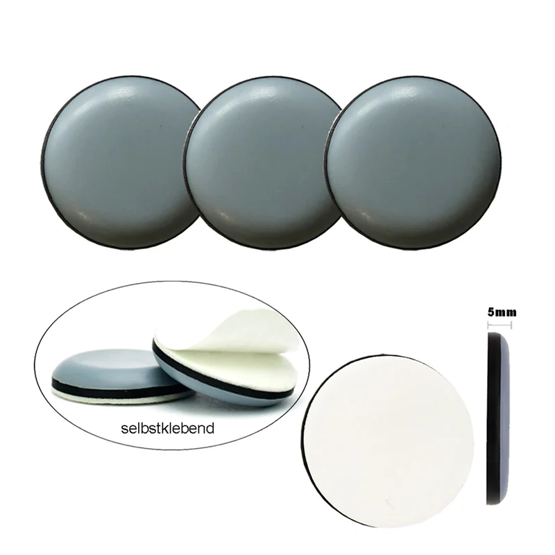 Teflongleiter Ø40mm, selbstklebend, 4 Stück