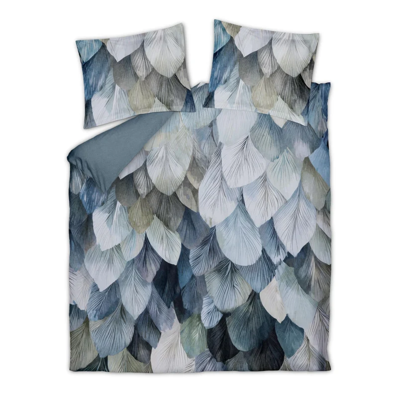 DAWNPETAL dekbedovertrek Faded Denim 140x220 cm