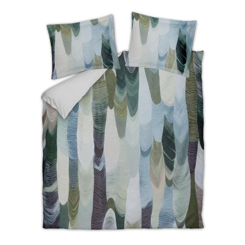 EARTHFLOW dekbedovertrek Thyme 140x220 cm