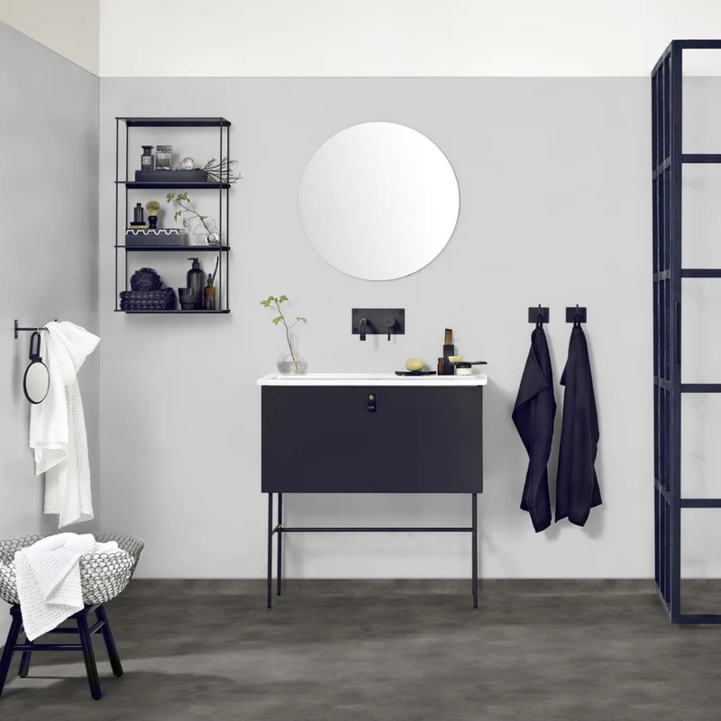Aqua Concrete Charcoal