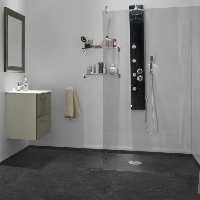 Aqua Marble Luxe Black