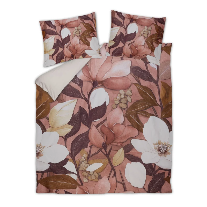FLORAVINE dekbedovertrek Rose Dawn 140x220 cm