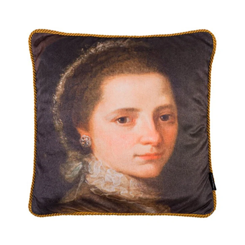 Samt-Kissenhülle Angelika Kauffmann