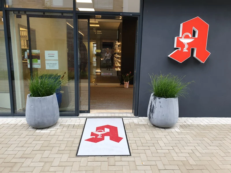 Eingangsmatte mit Logo ganz individuell gestalten