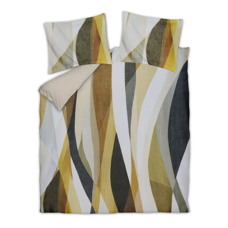 GREENMOTION dekbedovertrek Sage Green 140x220 cm