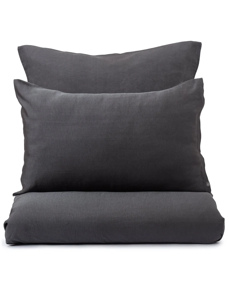 TENCEL™ Lyocell-Bettwäsche-Set Torreira [Anthrazit]