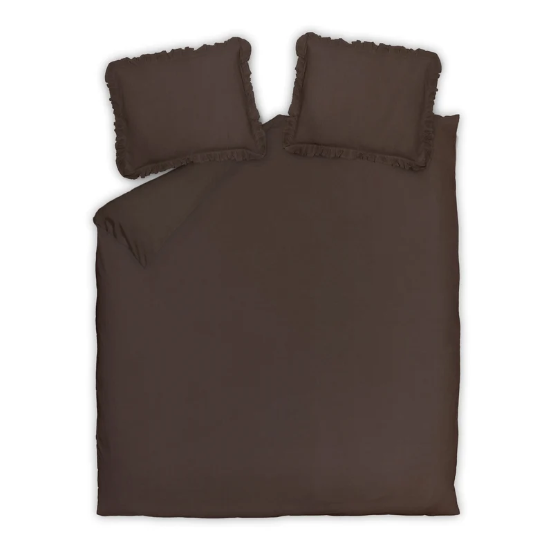 PURE 83 kussensloop Dark Truffle 60x70 cm