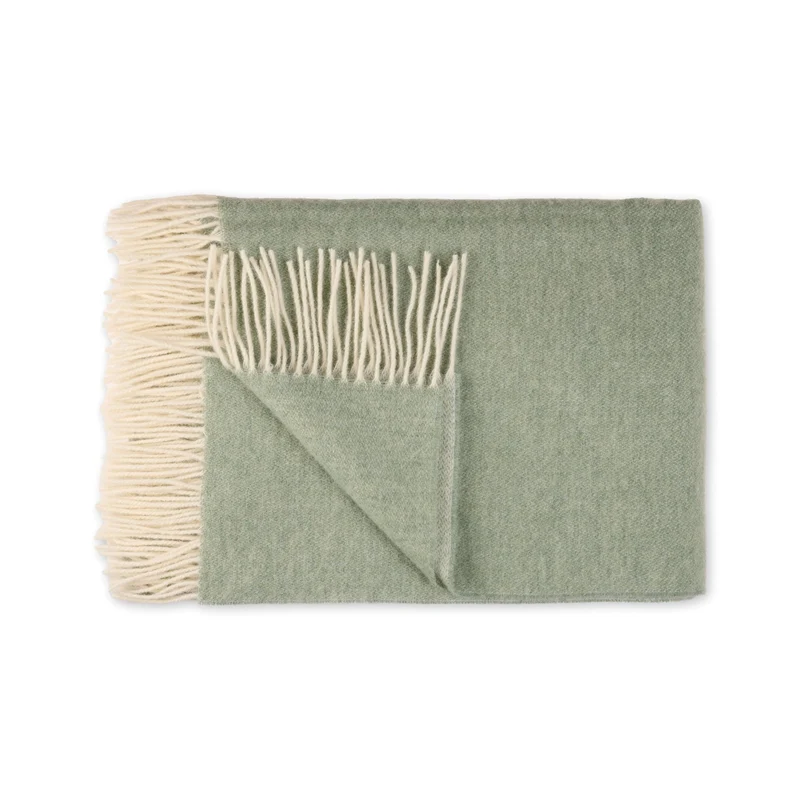 HOME Bellavita plaid Smoke Green 130x220 cm
