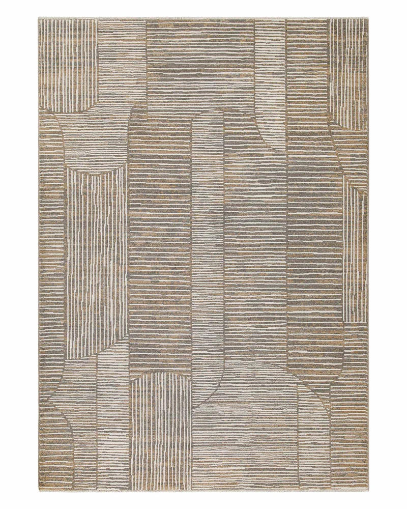 Esprit Kurzflorteppich Beige Grau "Raymond"