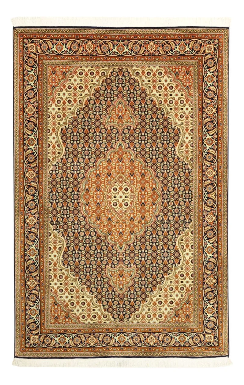 Täbriz - 50 Raj Teppich 101x153cm - Perserteppich