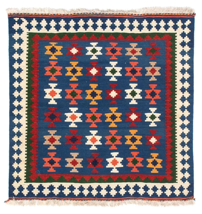 Kelim Fars Teppich 100x104cm
