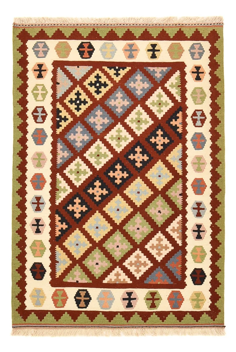 Kelim Teppich - Oriental - 105 x 148 cm - mehrfarbig