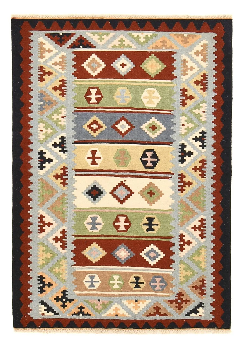 Kelim Teppich - Oriental - 103 x 146 cm - mehrfarbig