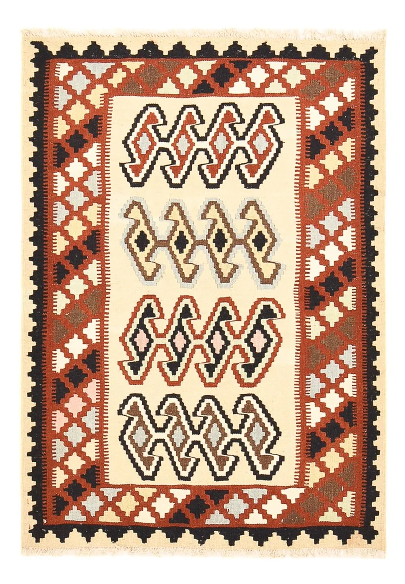 Kelim Fars Teppich 105x148cm