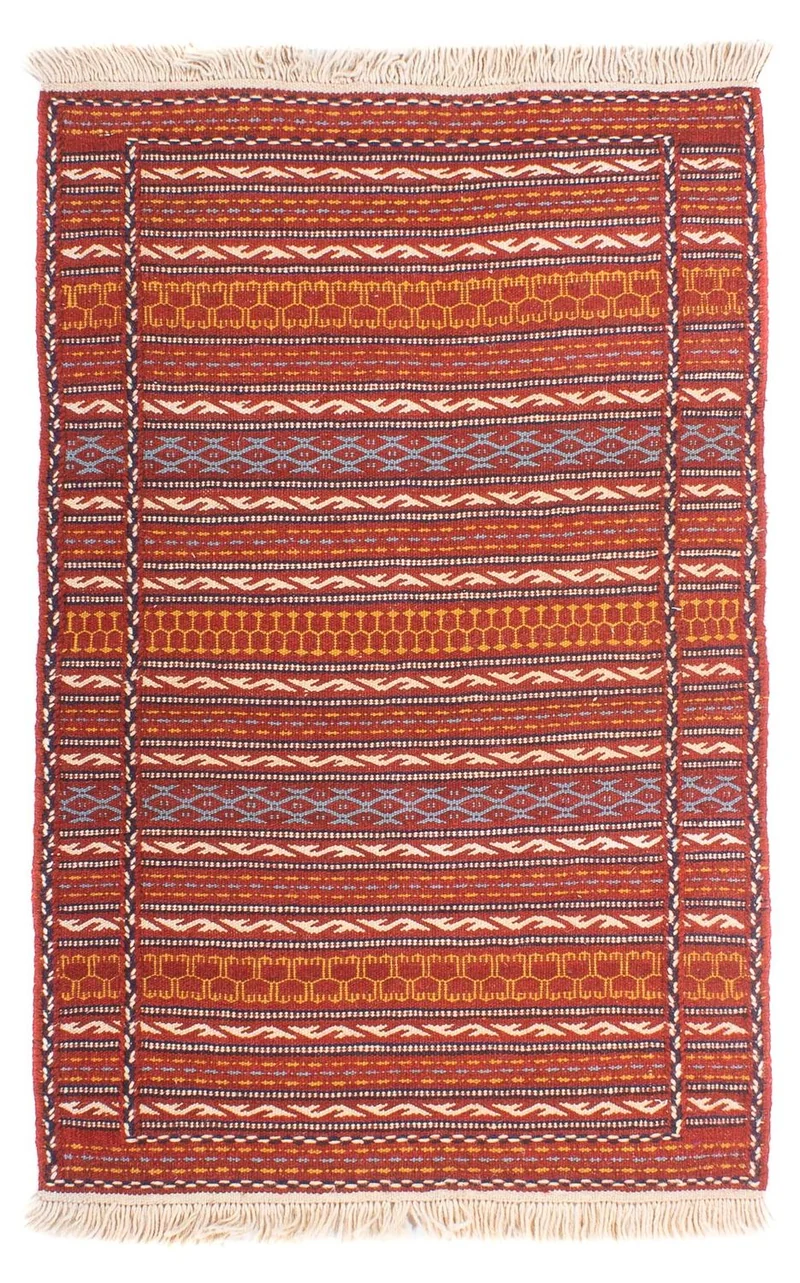 Kelim Teppich - Oriental - 80 x 120 cm - mehrfarbig