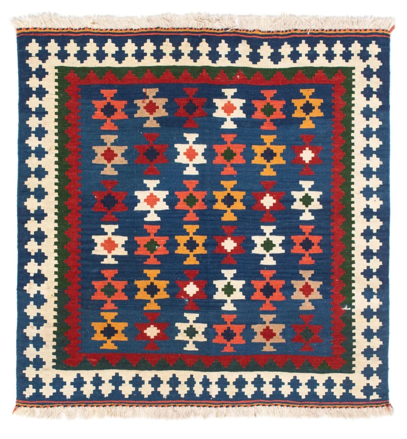 Kelim Fars Teppich 100x103cm