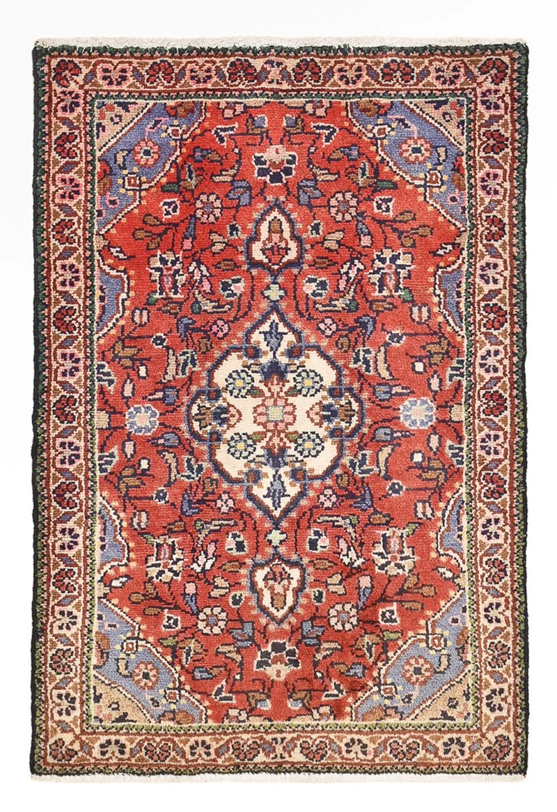 Perserteppich - Nomadic - 60 x 88 cm - rot