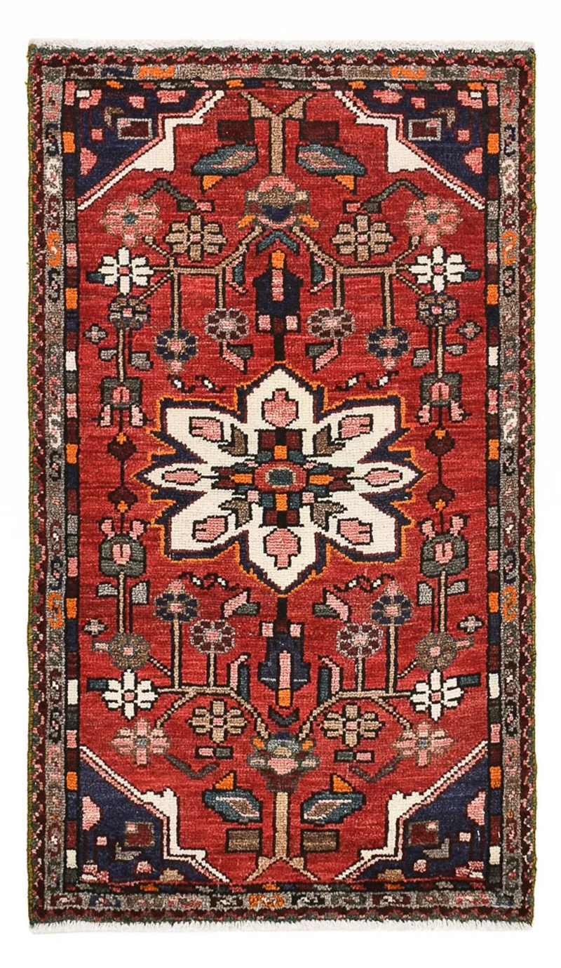 Perserteppich - Nomadic - 60 x 100 cm - rot