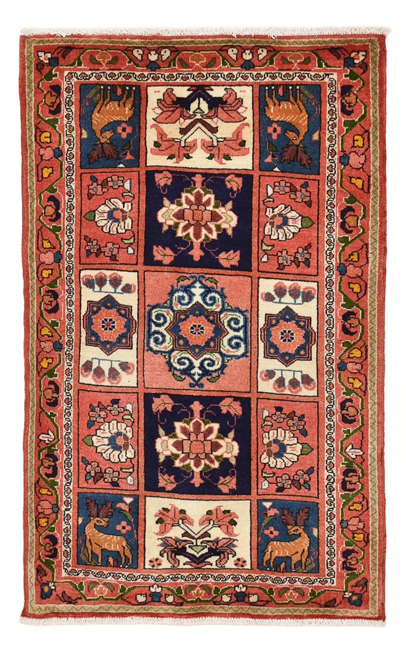 Perserteppich - Nomadic - 60 x 100 cm - mehrfarbig