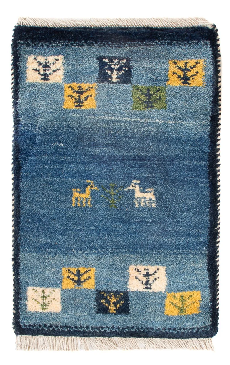 Gabbeh Teppich - Perser - 40 x 60 cm - mehrfarbig