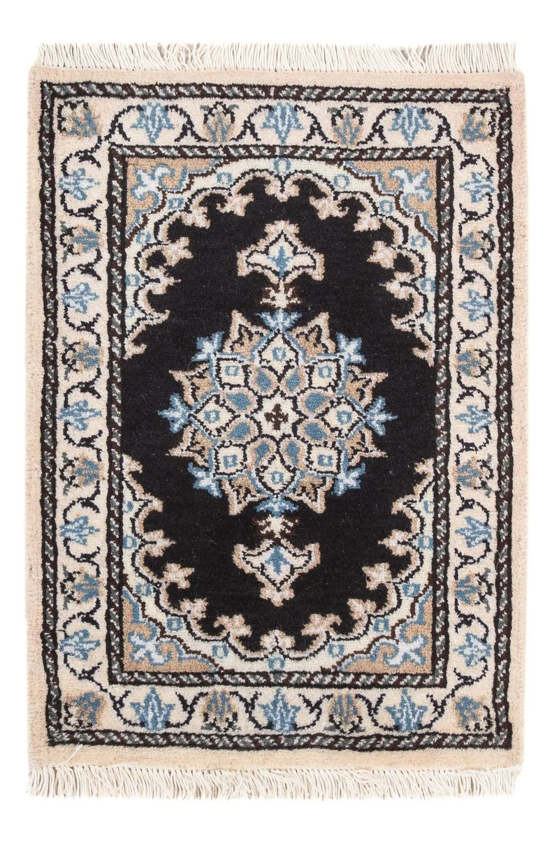 Perserteppich - Nain - 40 x 60 cm - dunkelblau