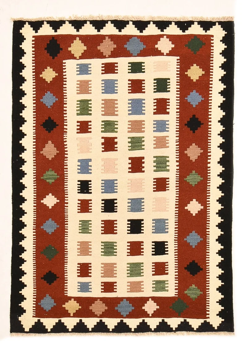 Kelim Fars Teppich 103x146cm