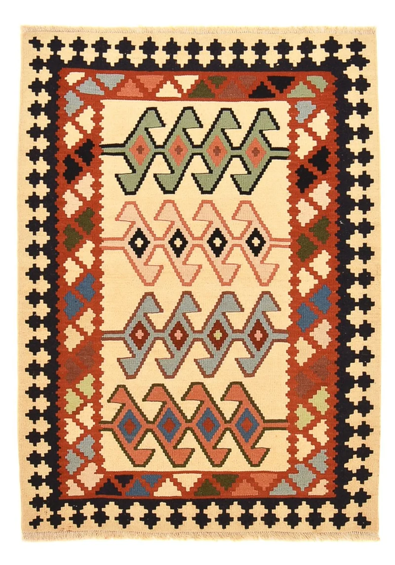 Kelim Fars Teppich 105x147cm
