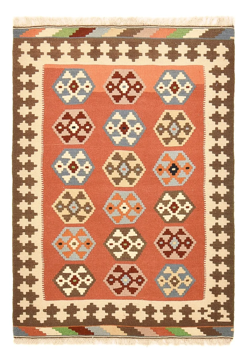 Kelim Fars Teppich 100x146cm
