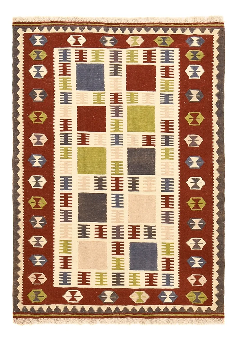 Kelim Fars Teppich 102x146cm