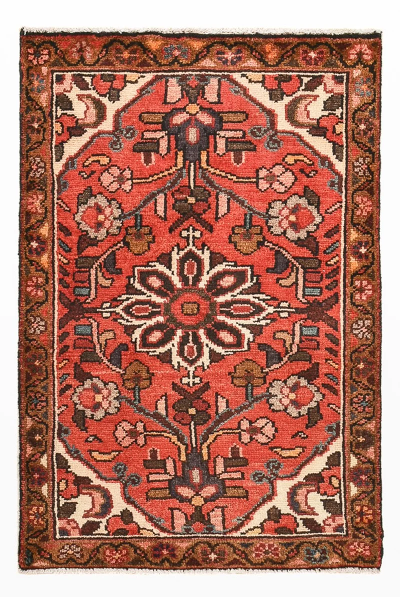 Perserteppich - Nomadic - 59 x 89 cm - rot