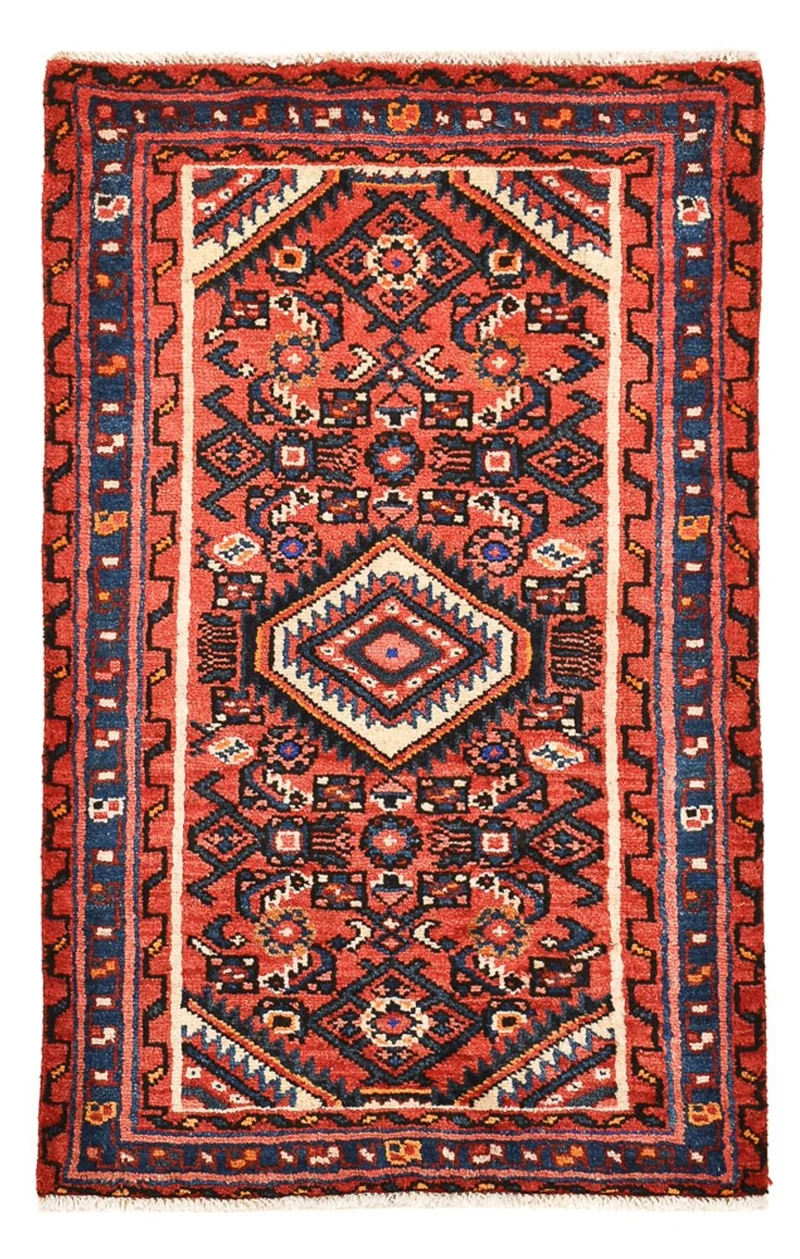 Perserteppich - Nomadic - 60 x 97 cm - rot