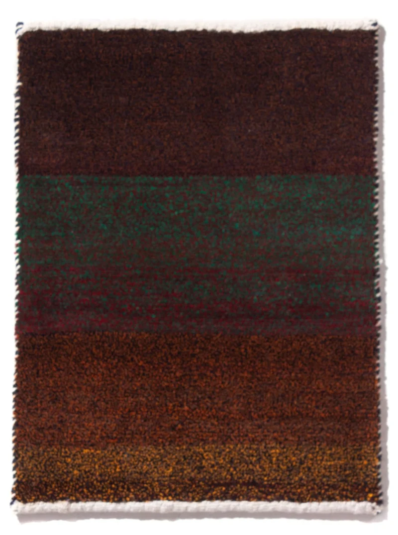 Gabbeh Teppich - Perser - 40 x 60 cm - bordeauxrot