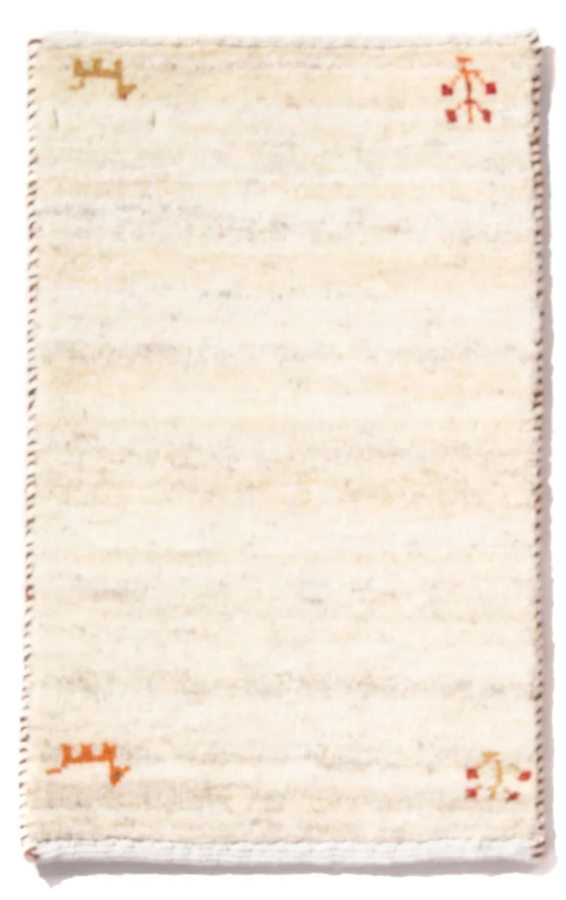 Gabbeh Teppich - Perser - 40 x 60 cm - creme