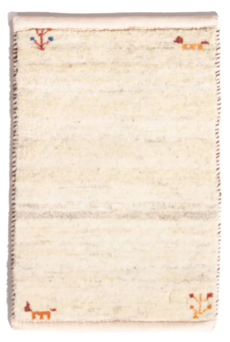 Gabbeh Teppich - Perser - 40 x 60 cm - creme