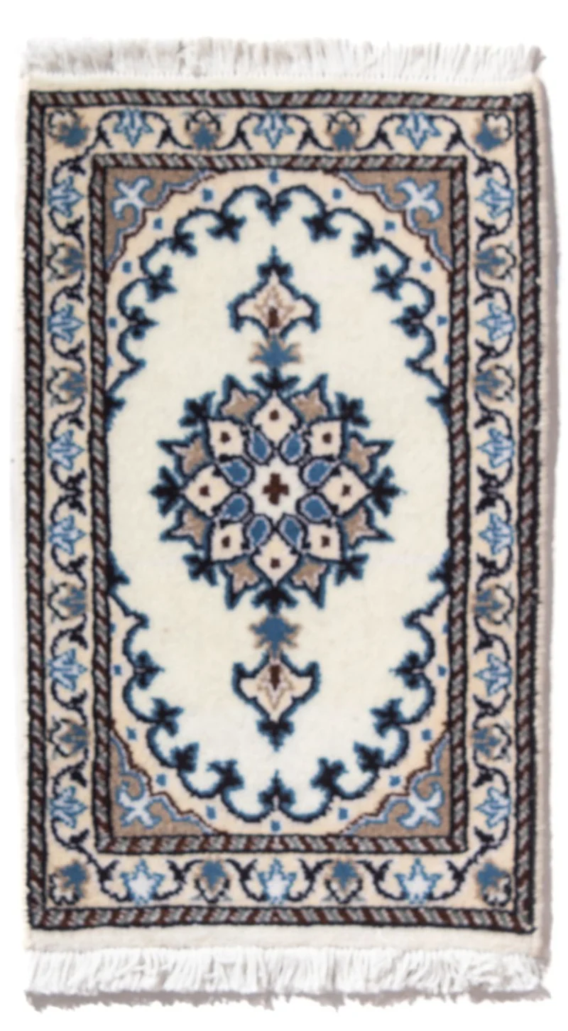 Perserteppich - Nain - 40 x 60 cm - creme