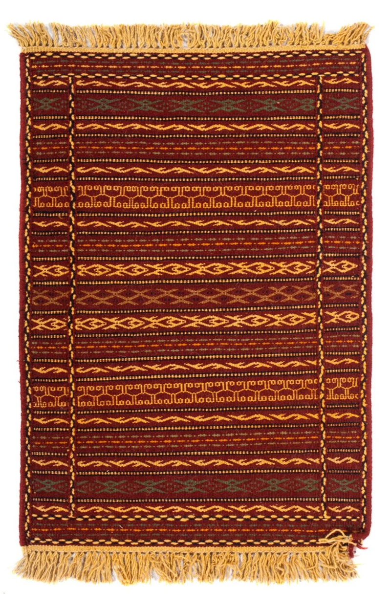 Kelim Teppich - Oriental - 60 x 90 cm - mehrfarbig