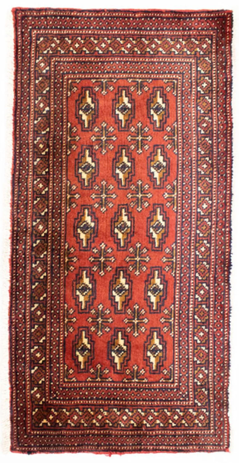 Turkaman Teppich 50x100cm - Orientteppich