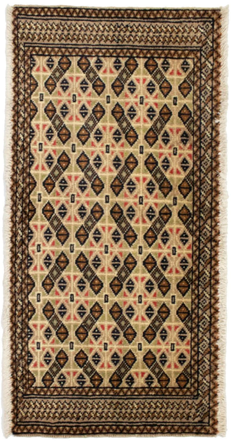 Turkaman Teppich 50x100cm - Orientteppich