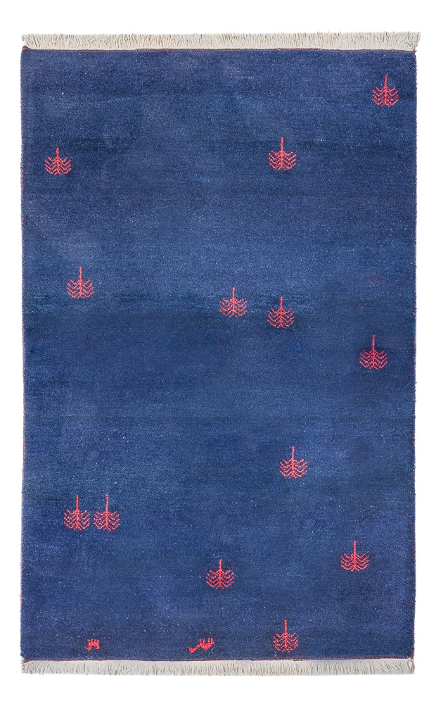 Gabbeh Teppich - Indus - 120 x 180 cm - dunkelblau