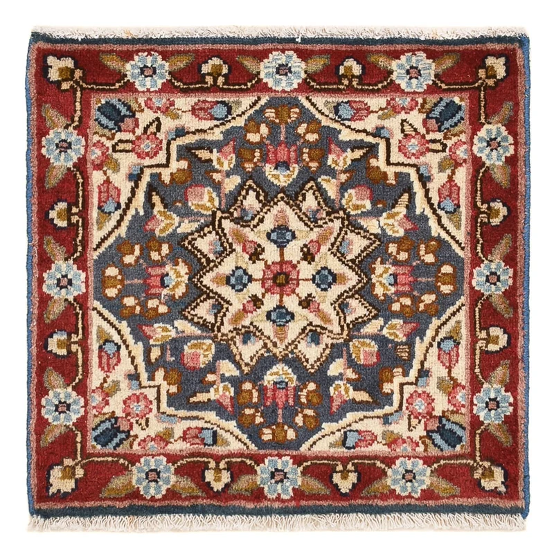 Perserteppich - Nomadic quadratisch - 52 x 53 cm - mehrfarbig