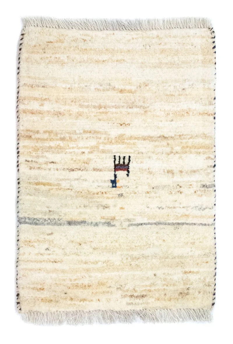 Gabbeh Teppich - Perser 40 x 60 cm - beige