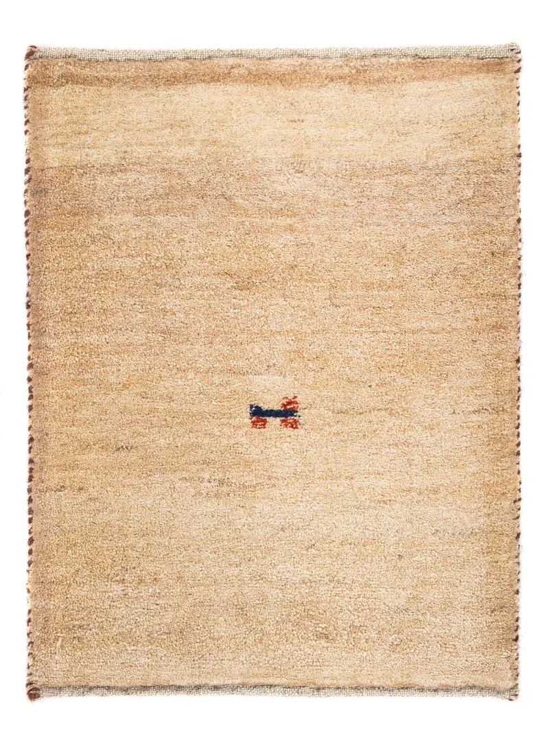 Gabbeh Teppich - Loribaft Perser 40 x 60 cm - beige