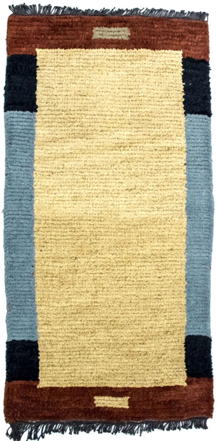 Nepal Teppich 70 x 140 cm - beige