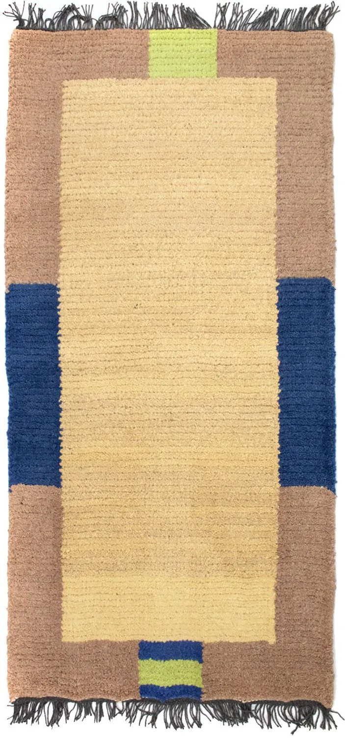 Nepal Teppich 70 x 140 cm - beige