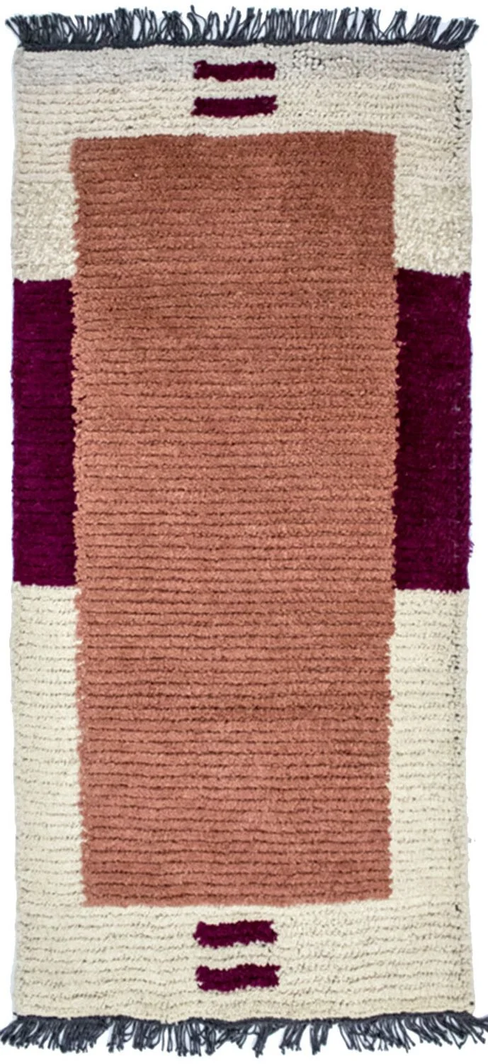 Nepal Teppich 70x140cm - Wollteppich