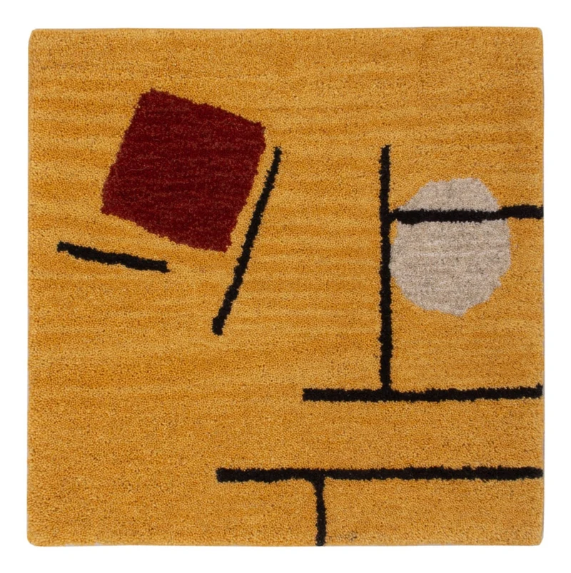 Wollteppich 47x47cm
